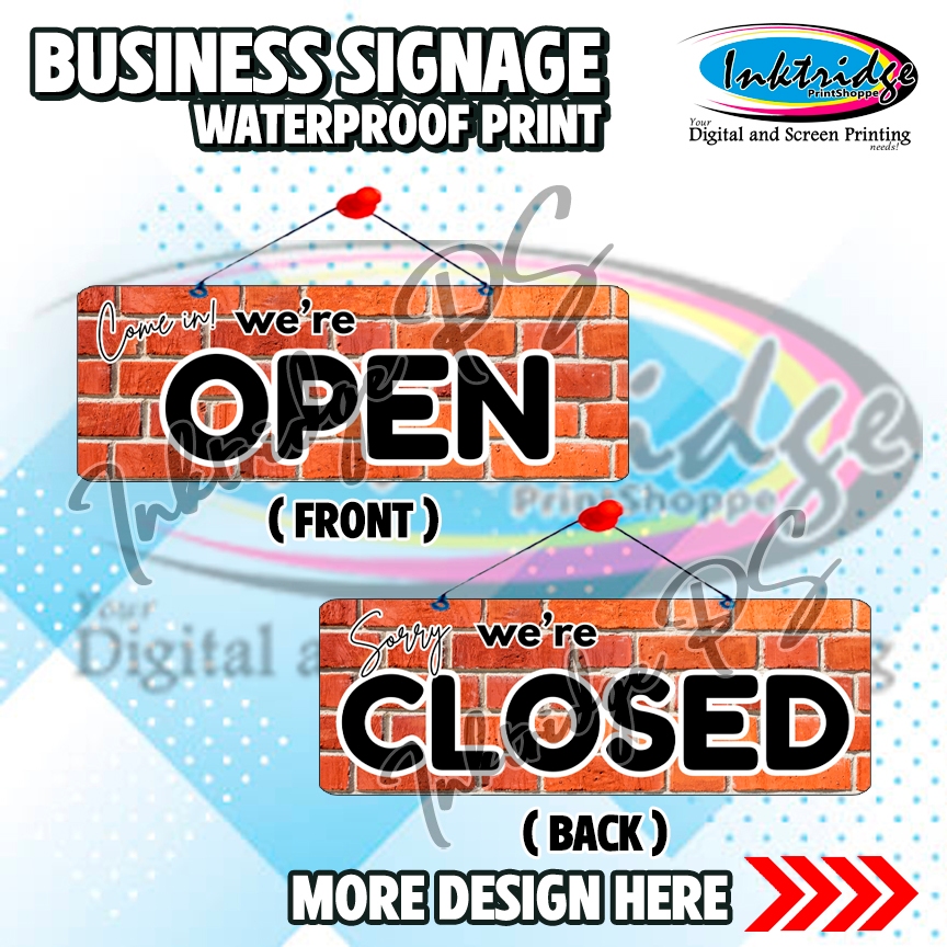 Shop open closed signage for Sale on Shopee Philippines