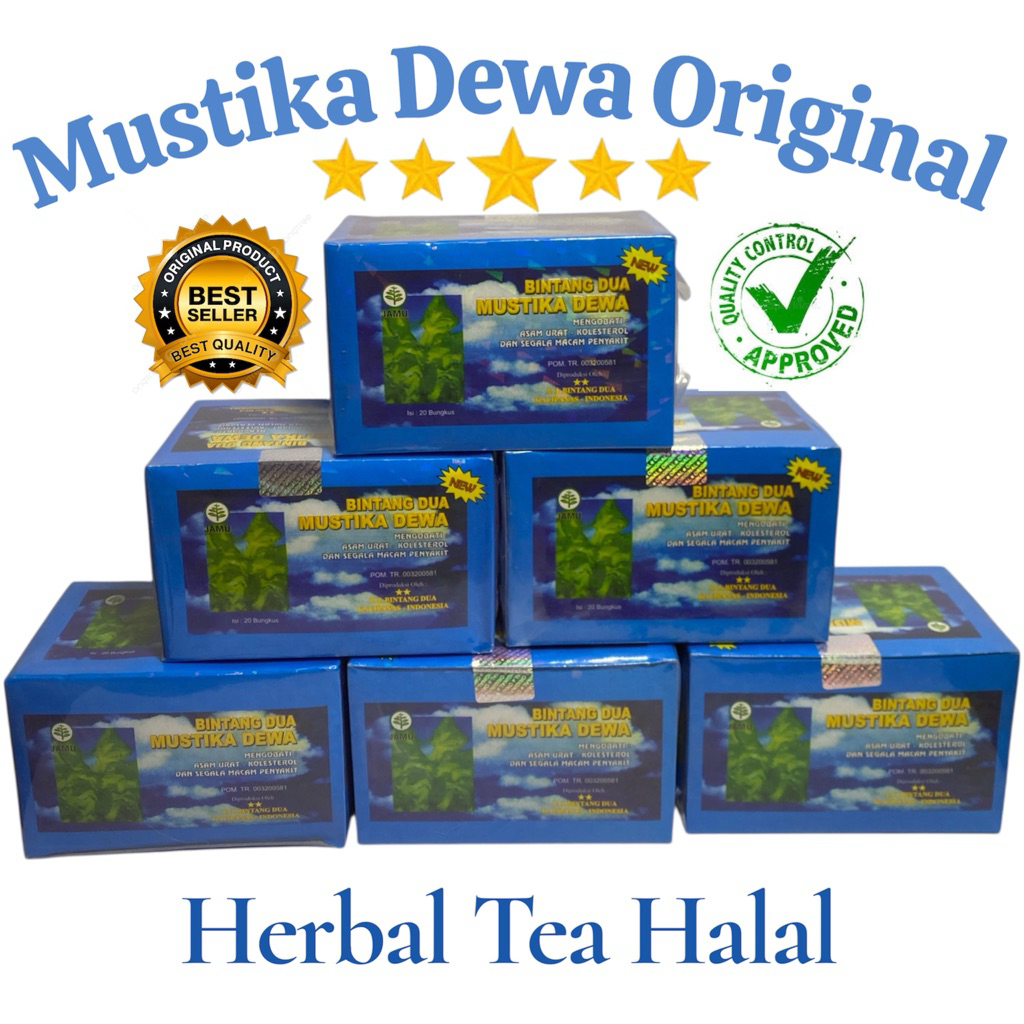 Mustika DEWA ORIGINAL 1 Box 20 Sachet HALAL OF HERBAL TEA MAY TALI ...