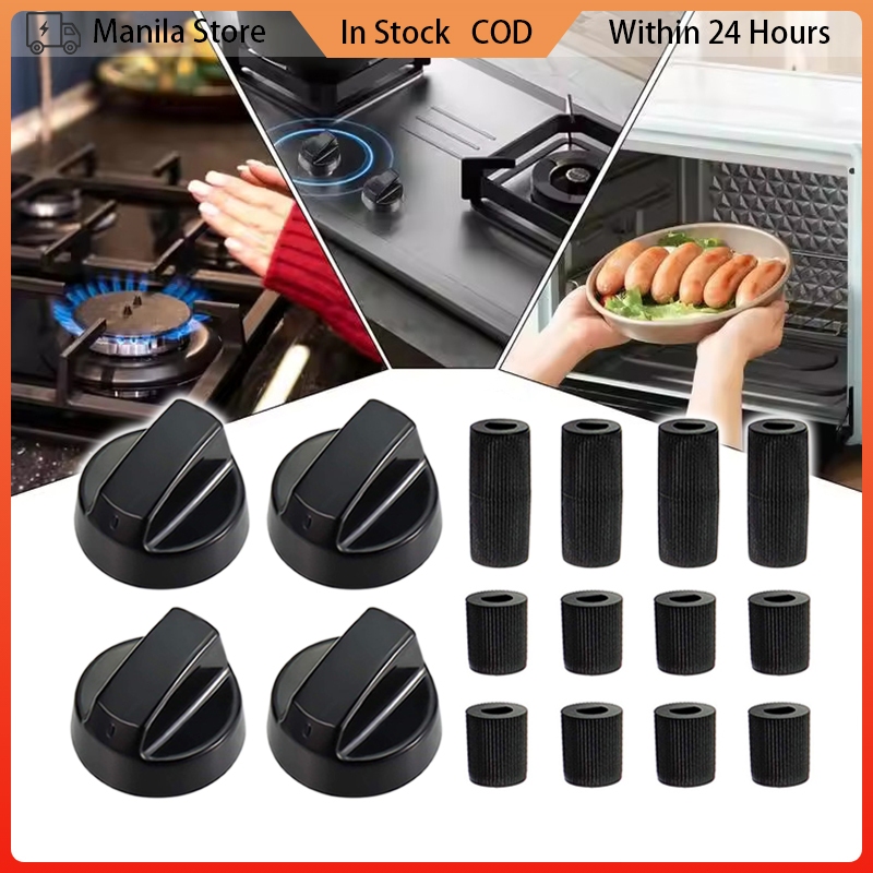 1Set Control Knobs With 12PCS Adapters Universal Plastic Range Oven ...