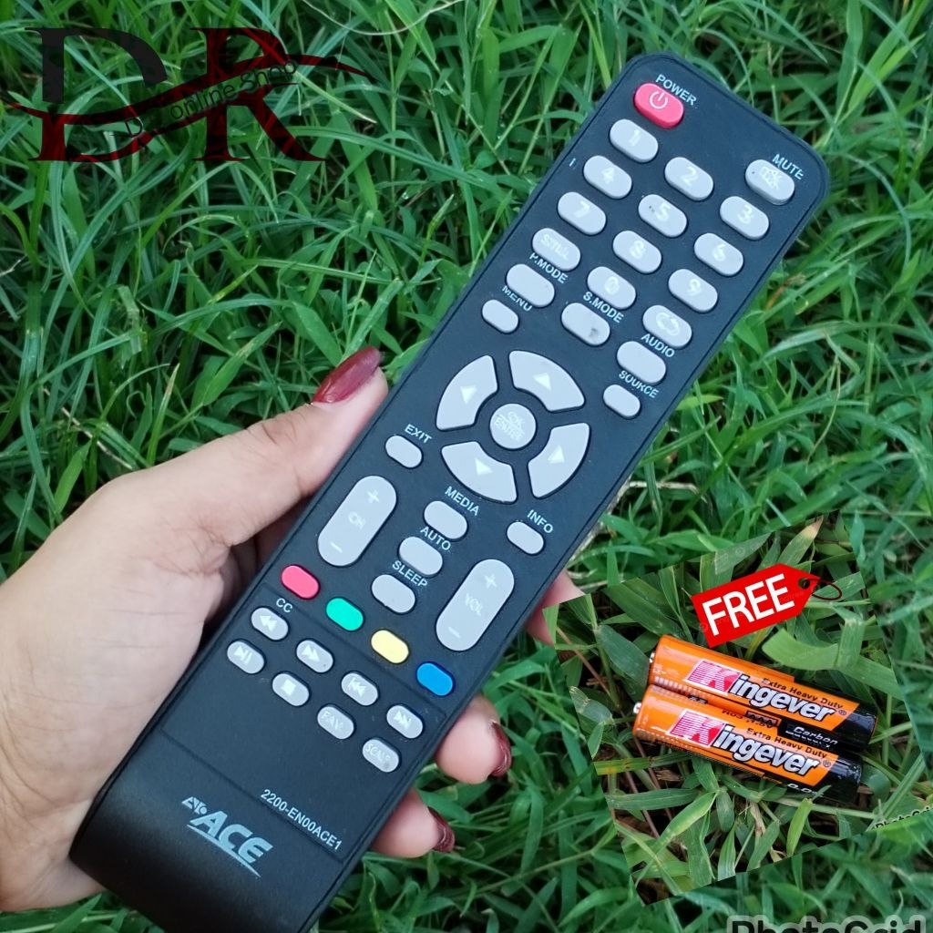 ACE Remote LED TV Remote Control 2200-EN00ACE1 | Shopee Philippines