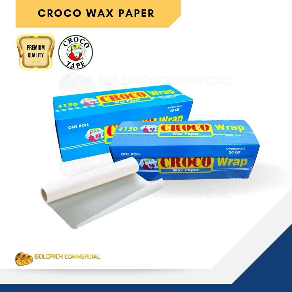 CROCO WAX PAPER / GREASE PROOF PAPER 12x150m | Shopee Philippines