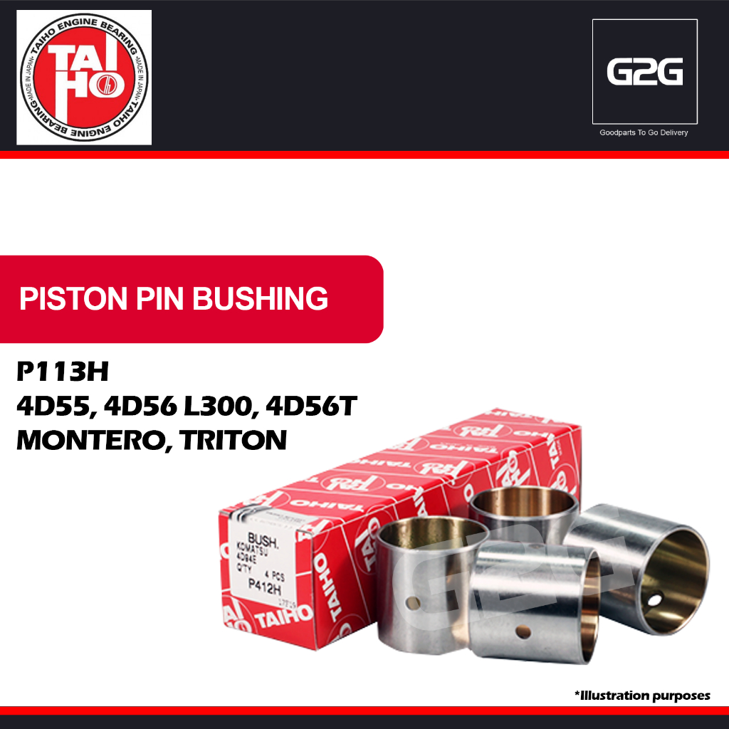 PISTON PIN BUSHING -TAIHO P113H - 4D55, 4D56 L300, 4D56T MONTERO ...