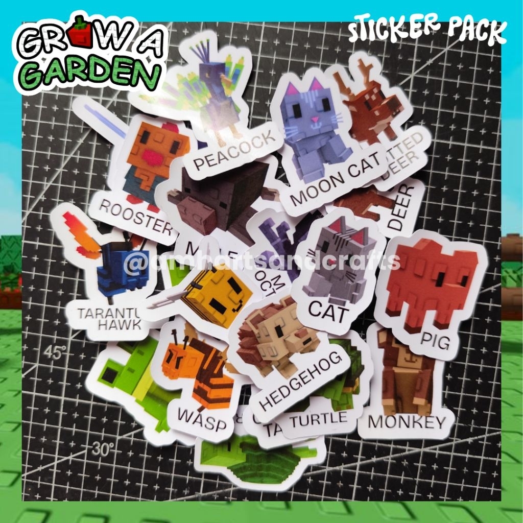 Grow A Garden Sticker Pack | Shopee Philippines
