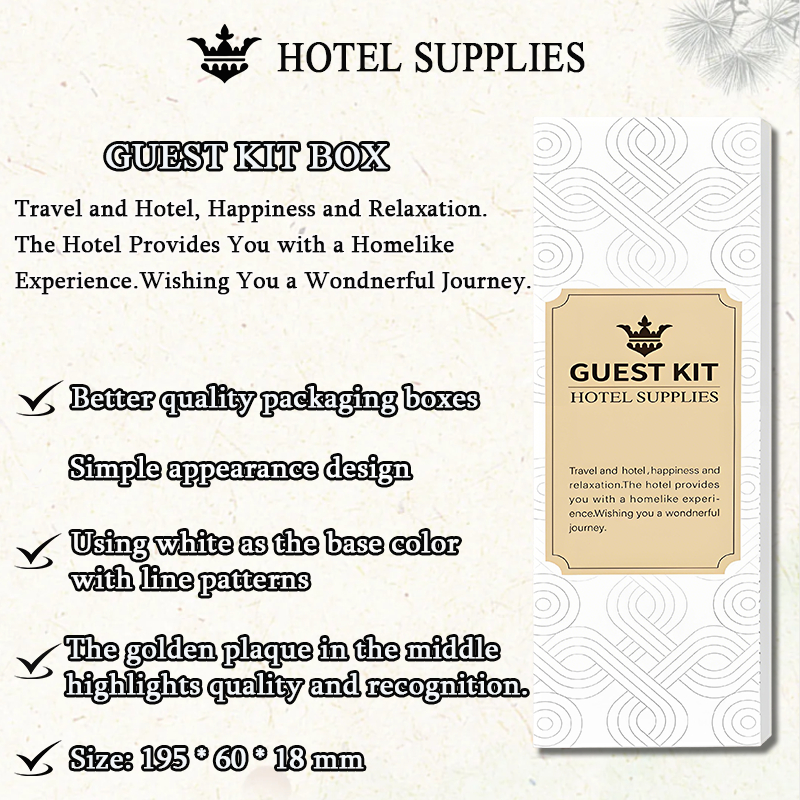Hotel Guest kit box 195 *60*18mm | Shopee Philippines