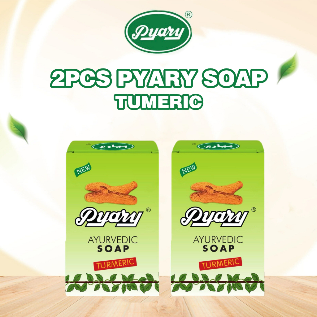 BUY 1 TAKE 1 Pyary Turmeric Soap Acne Treatment 75g | Shopee Philippines