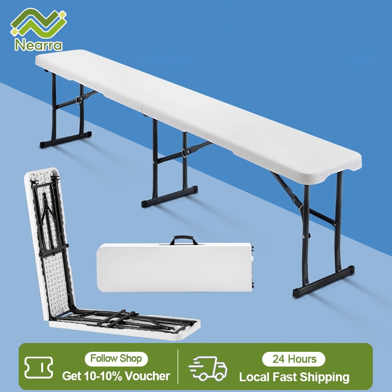 Nearra 1.8M Folding Stool Portable Stool Bench Outdoor Portable Leisure ...