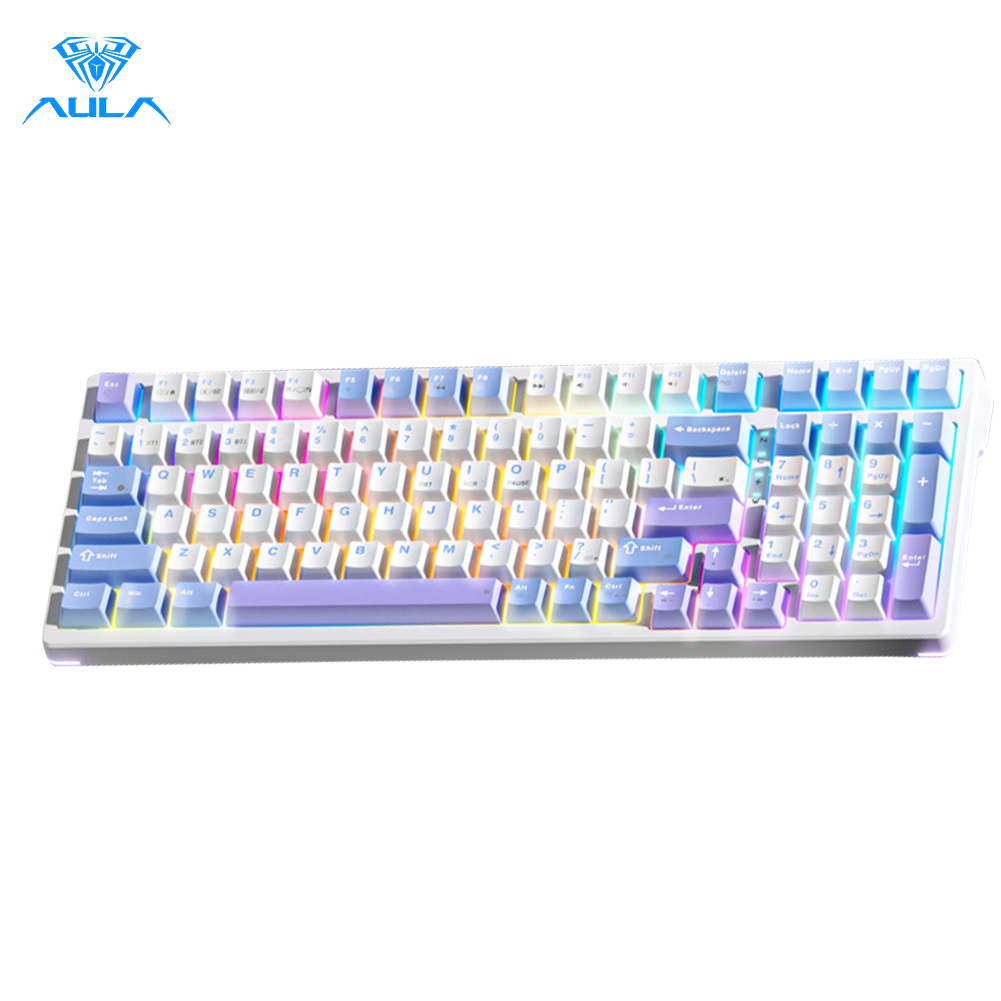 AULA F98X Mechanical Keyboard 99Keys Tri-mode RGB Hot-swap Magnetic ...
