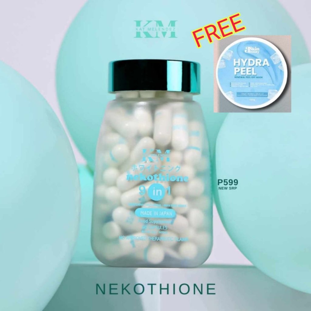 nekothione glutathione mg 1 x Nekothione Beauty Capsule Food Supplement 14 caps main image 1