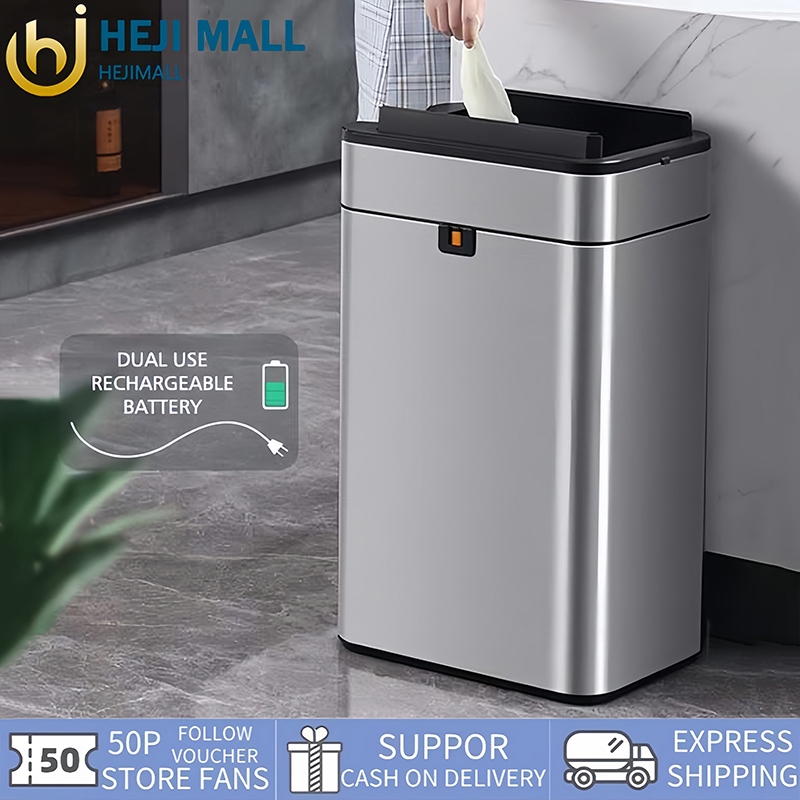Smart Sensing Automatic Sensor Kitchen Trash Can Touchless Stainless ...
