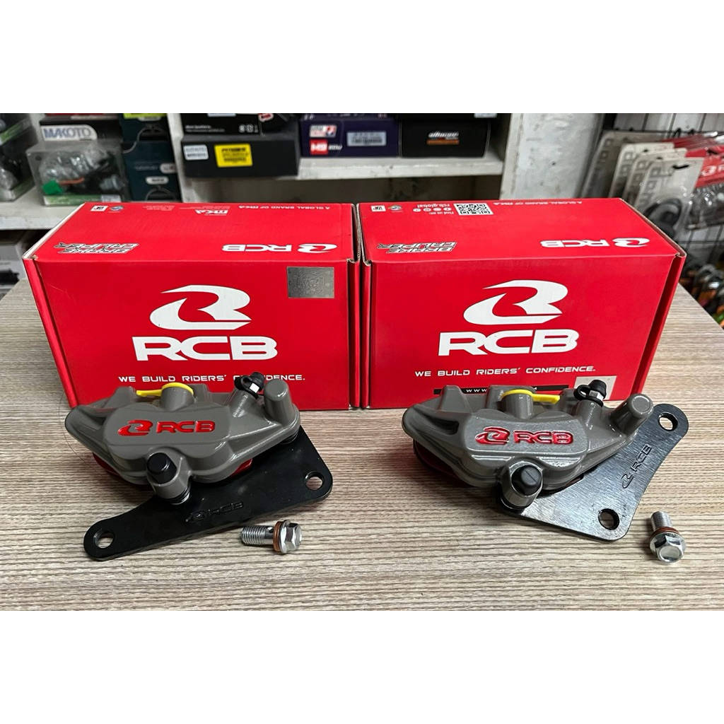 RCB E Series 2pot Brake Caliper for Nmax/ Aerox PLug N PLay (Gray ...