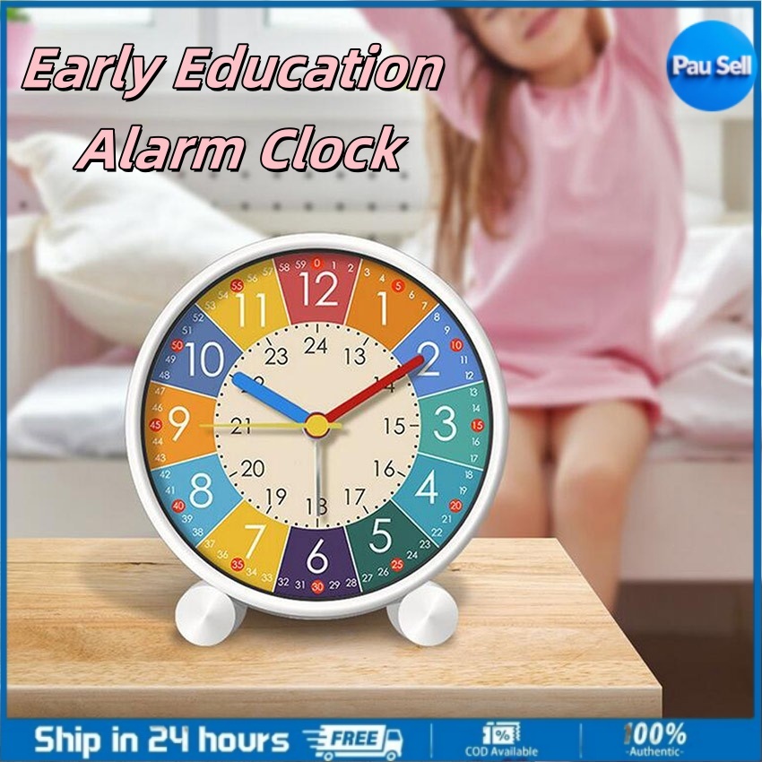 Silent Learning Clock For Kids Teens No Ticking Desktop Clock ...