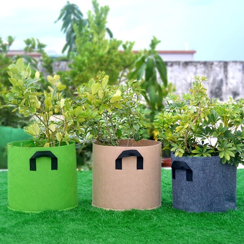 Grow Bag Gardening Plant Sapling Breathable Non Woven Vegetable Flower ...