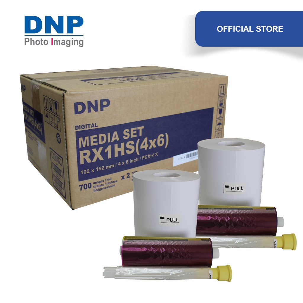 DNP RX1HS Photo Paper and Ribbon 4R (4x6) 2 Sets | Shopee Philippines