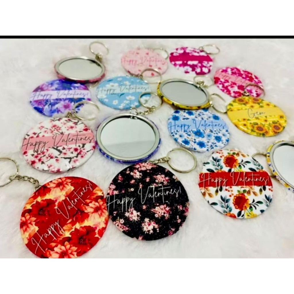 Personalize Mirror Keychain 58mm | Shopee Philippines