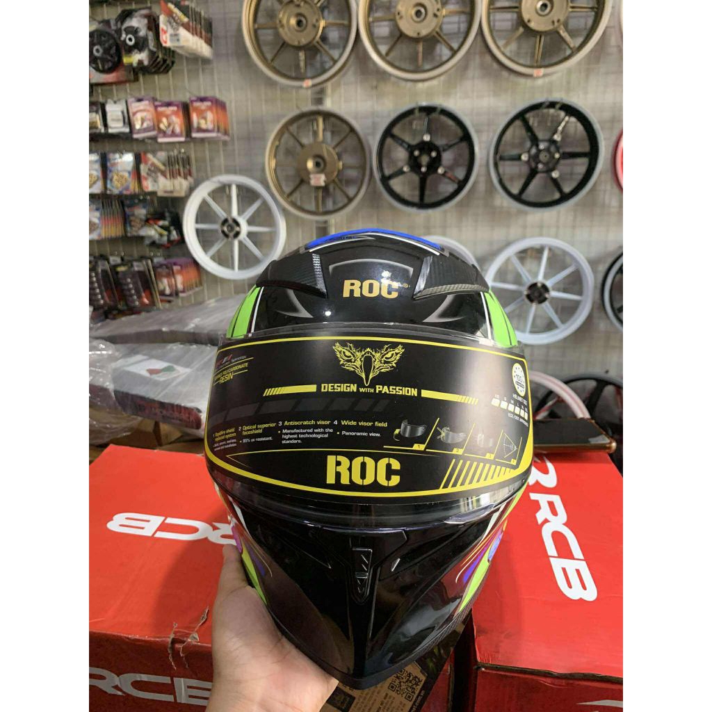 ROC FULL FACE HELMET | Shopee Philippines