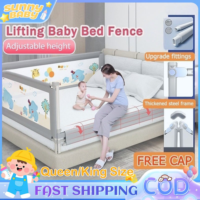 Bed Fence for Baby Bed Guard Rail Anti Fall Protection Queen/king