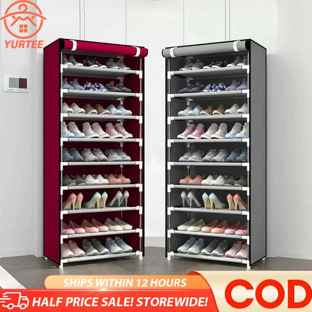 Multi-Layer Shoe Rack Organizer Stainless Steel Home Use Simple Shoe ...