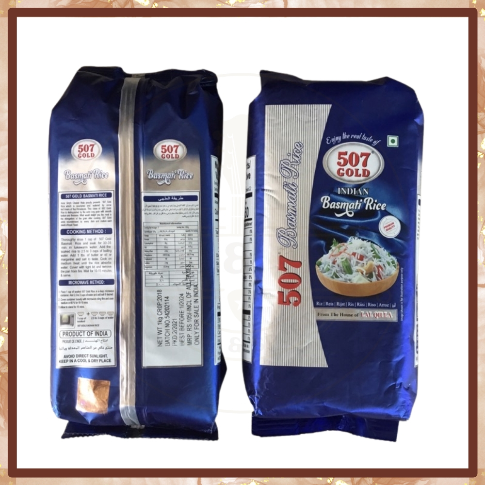 507 1kg Gold Premium Basmati Rice – Aged for Rich Aroma & Taste ...