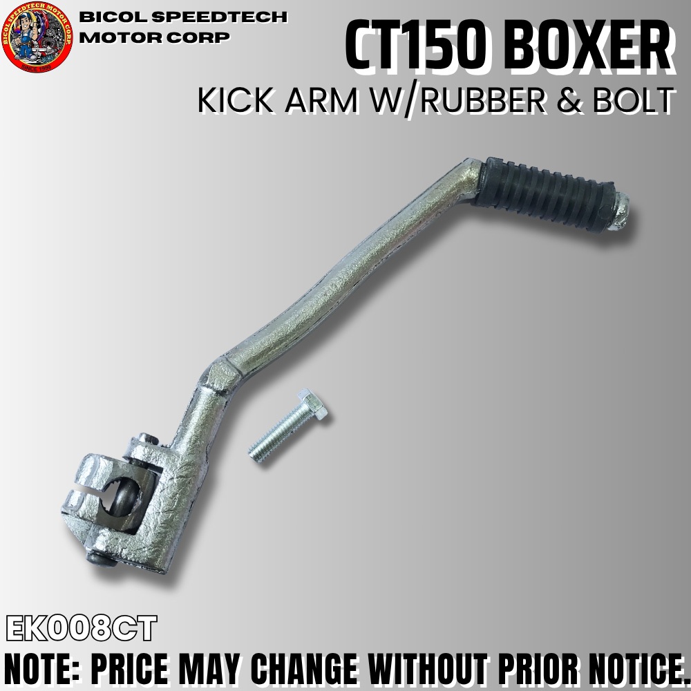 CT150 BOXER KICK ARM W/RUBBER & BOLT (EK008CT) | Shopee Philippines