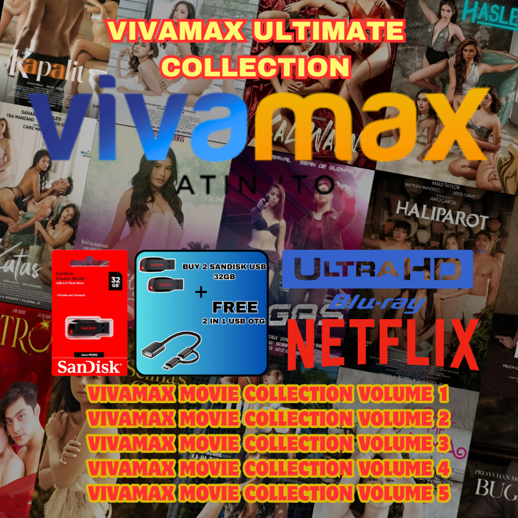 USB FLASHDRIVE 32GB WITH VIVAMAX MOVIE COLLECTION | Shopee Philippines