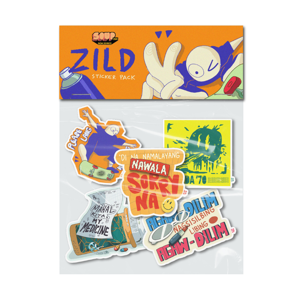 ZILD STICKER PACK by SOUP.INK (VOLUME 2) | Shopee Philippines