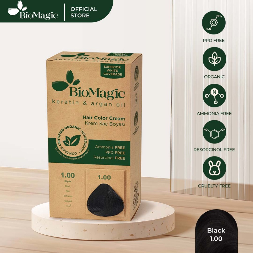 Bio Magic Hair Colour Black | Shopee Philippines