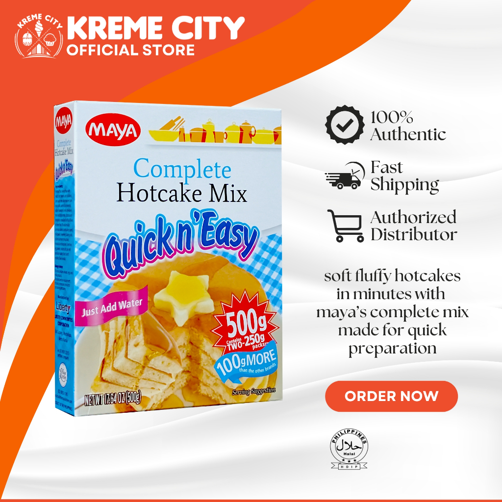 Maya Complete Hotcake Mix Quick 'n Easy 500g | Shopee Philippines