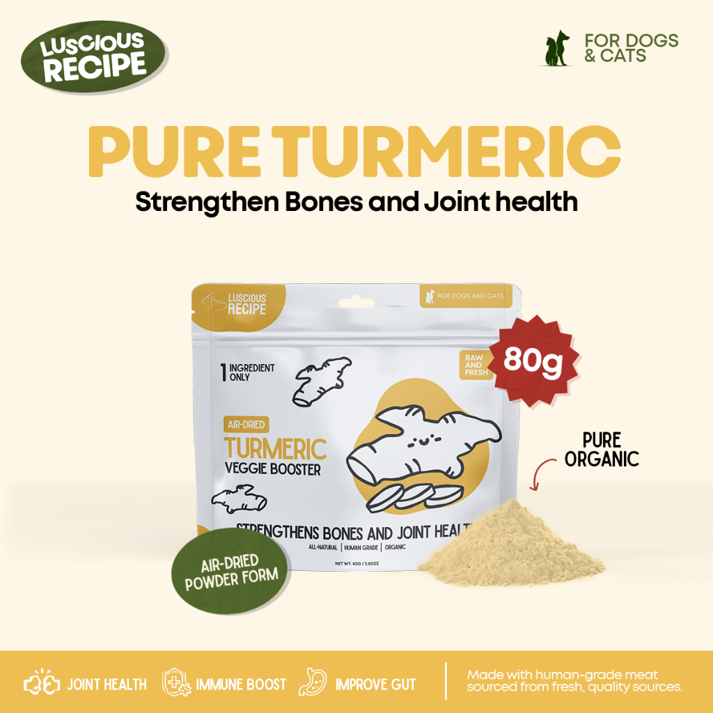 Luscious Recipe Freeze Dried Veggie Booster Pure Turmeric Powder Food ...