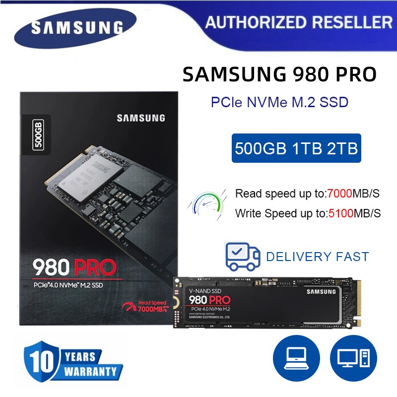 2tb Ssd Hard Drive For Desktop Computer Samsung 980 PRO SSD PCIe