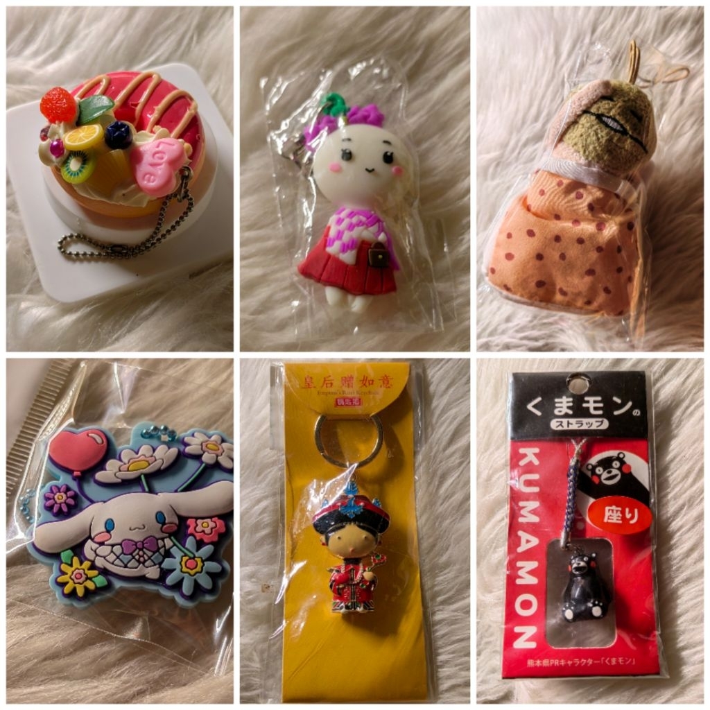 Kawaii cute foodie keychain keyring assorted trinkets anik anik ...