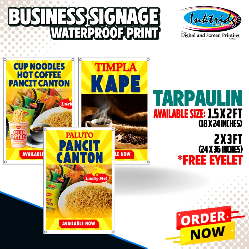 PALUTO | PATIMPLA KAPE Signage | Laminated or Tarpaulin Signage l ...