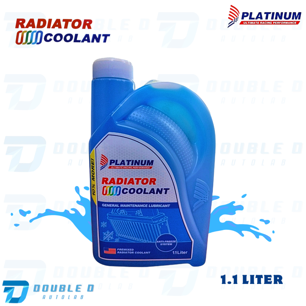PLATINUM RADIATOR COOLANT PREMIX BLUE 1000ML+100ML | Shopee Philippines