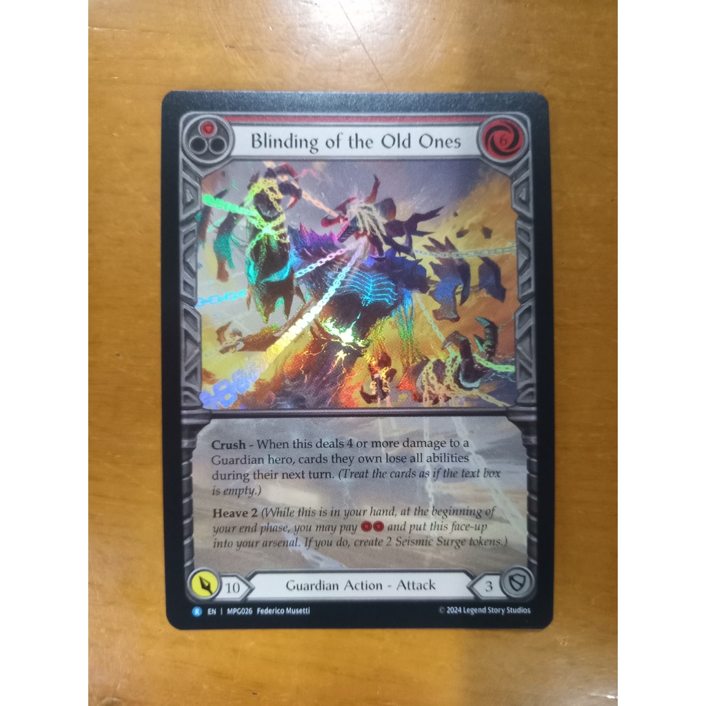 FAB RF EA Blinding of the Old Ones R Mastery Pack Guardian MPG