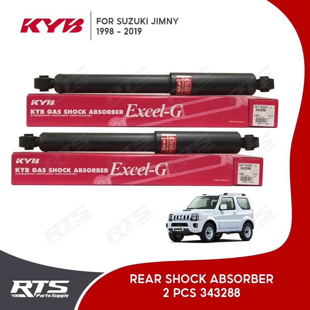 KYB Kayaba Excel G Rear Shock Absorber Suzuki Jimny 1998 - 2019 343288 ...
