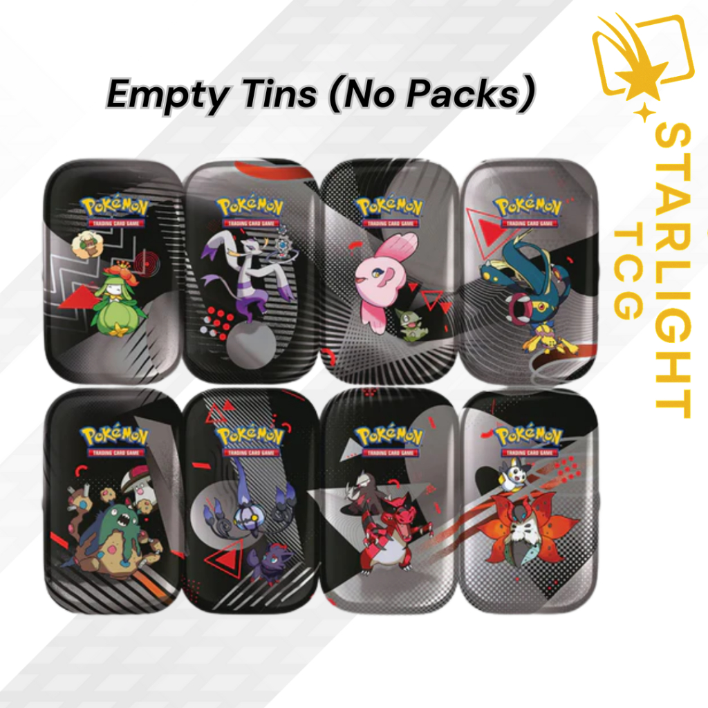 Pokemon TCG Empty Unova Mini Tins - Black Bolt & White Flare (No ...
