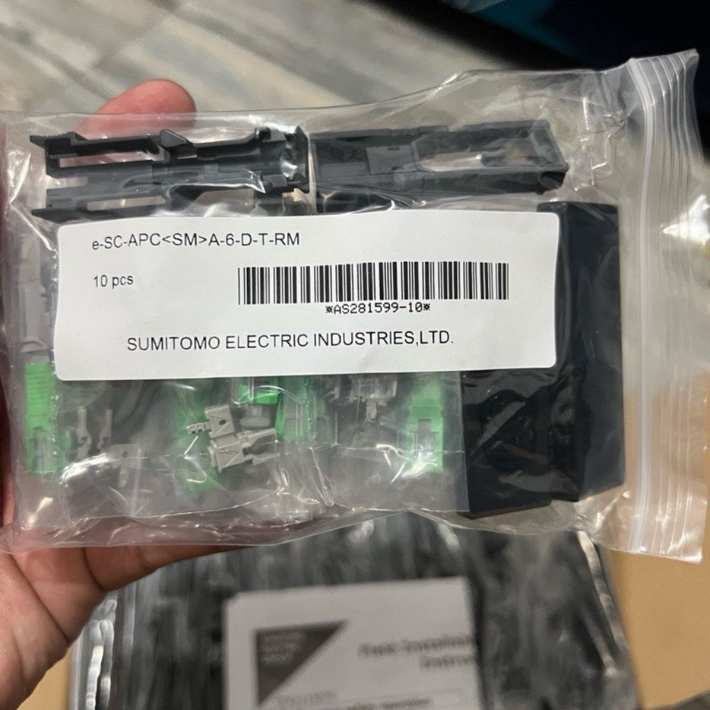Sumitomo SC APC Connector Fiber Optic FTTH Fast Field Assembly Drop ...