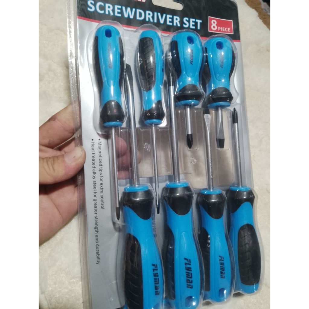 FLYMAN 8 in 1 screw driver set Original flyman | Shopee Philippines