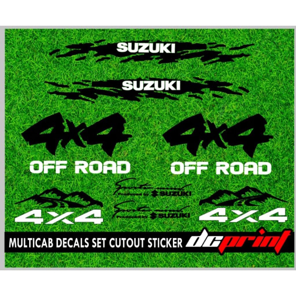 multicab sticker set cutout high quality waterproof | Shopee Philippines