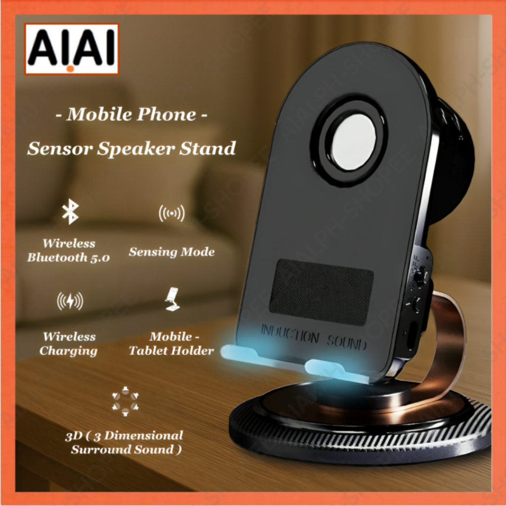 H58 Sensor Induction Speaker Multifunctional Phone Stand Sound ...