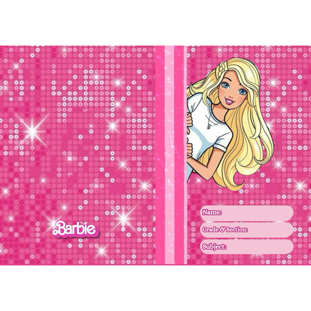 Barbie Kawaii Personalized Notebook – 80 Leaf, Stapled | Shopee Philippines