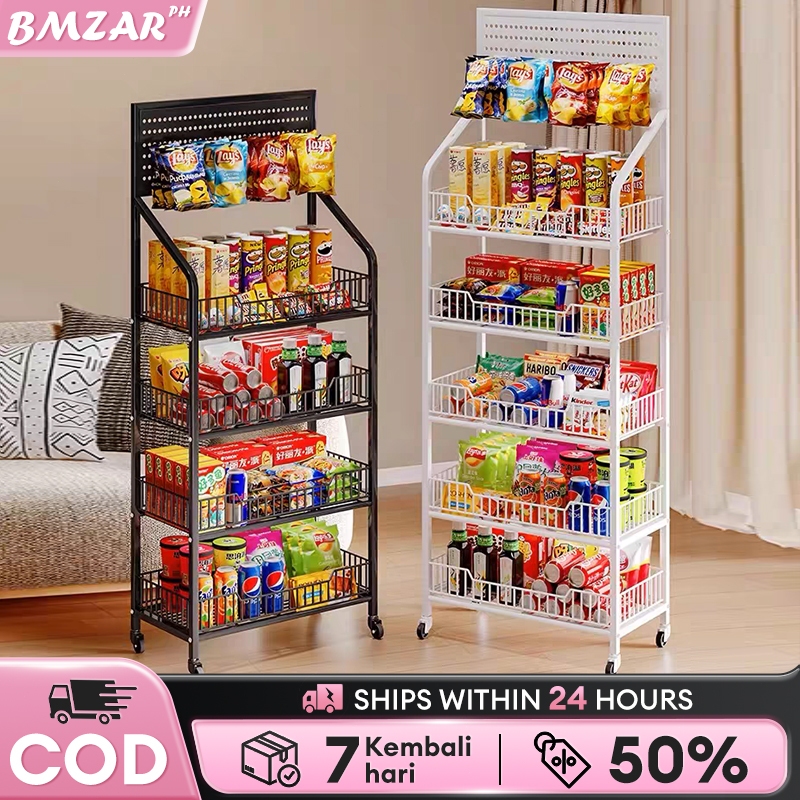 Display Rack For Store Supermarket Shelves Grocery Rack 5 Layers Snack ...