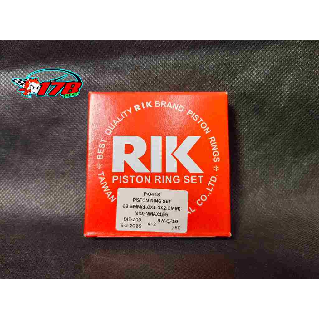 RIK piston ring 63.5mm/66mm | Shopee Philippines
