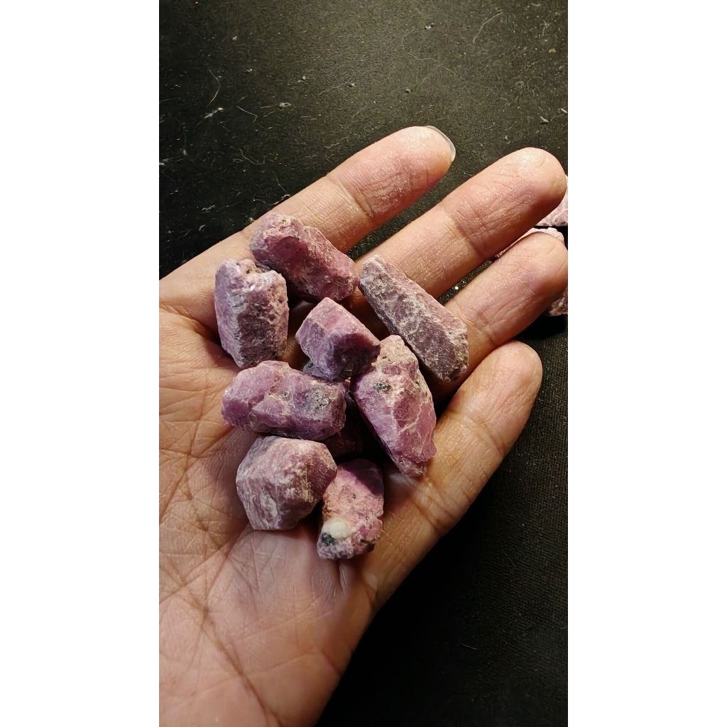 CHEFFY Ruby Corundum Raw Crystal Gemstone | Shopee Philippines