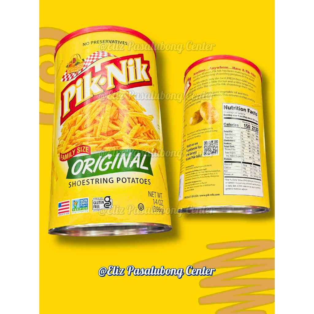 PIK-NIK ORIGINAL JUMBO 396G | Shopee Philippines