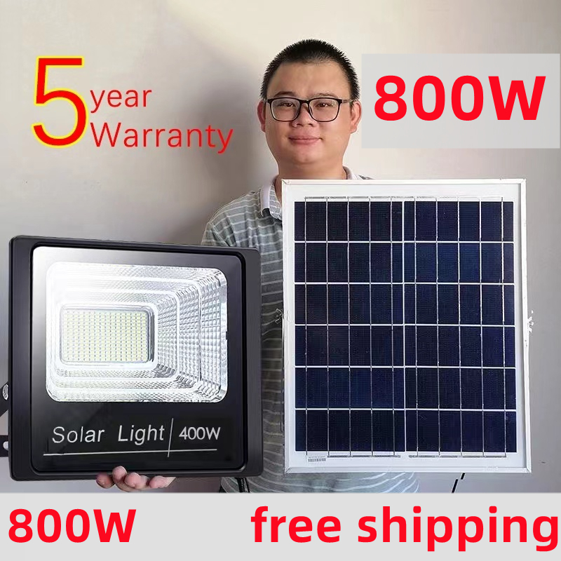 LED Flood Solar Light 800W Outdoor Street Lamp Waterproof IP67 With ...