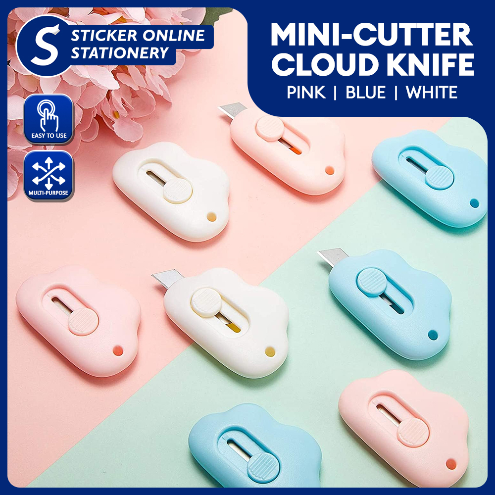 Mini Cute Cloud Cutter Portable Art Knife Box Opener Paper Cutter ...
