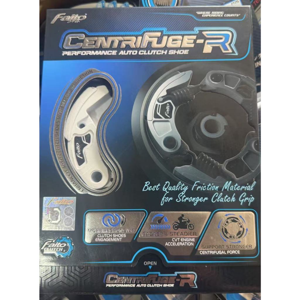 Faito Clutch Shoe / Clutch Lining with Spring 1000 RPM MIO SOUL/NMAX ...
