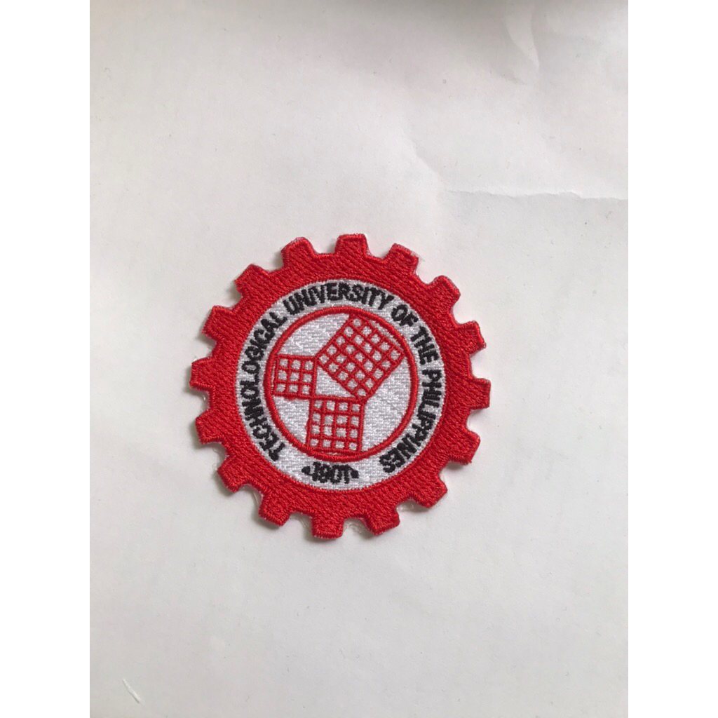 TUP Logo Patch with Adhesive Embroidery Technological University of the ...