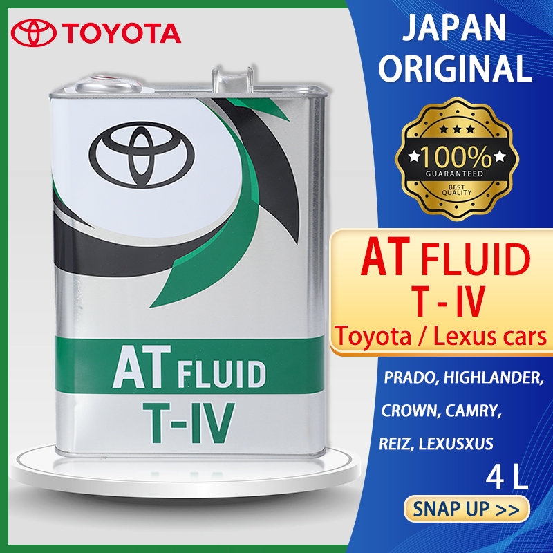 Toyota ATF T-IV 4 Liters For Toyota And Lexus Automatic Transmission ...