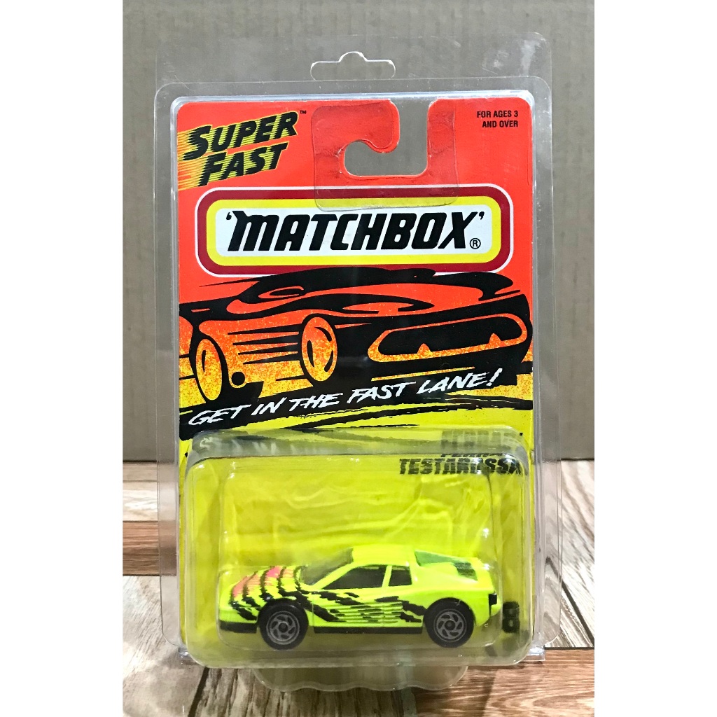 Matchbox Collector's Choice 1994 #24 Ferrari F-40 Bianca Scala 1/64, Nuovo Mint In Scatola
